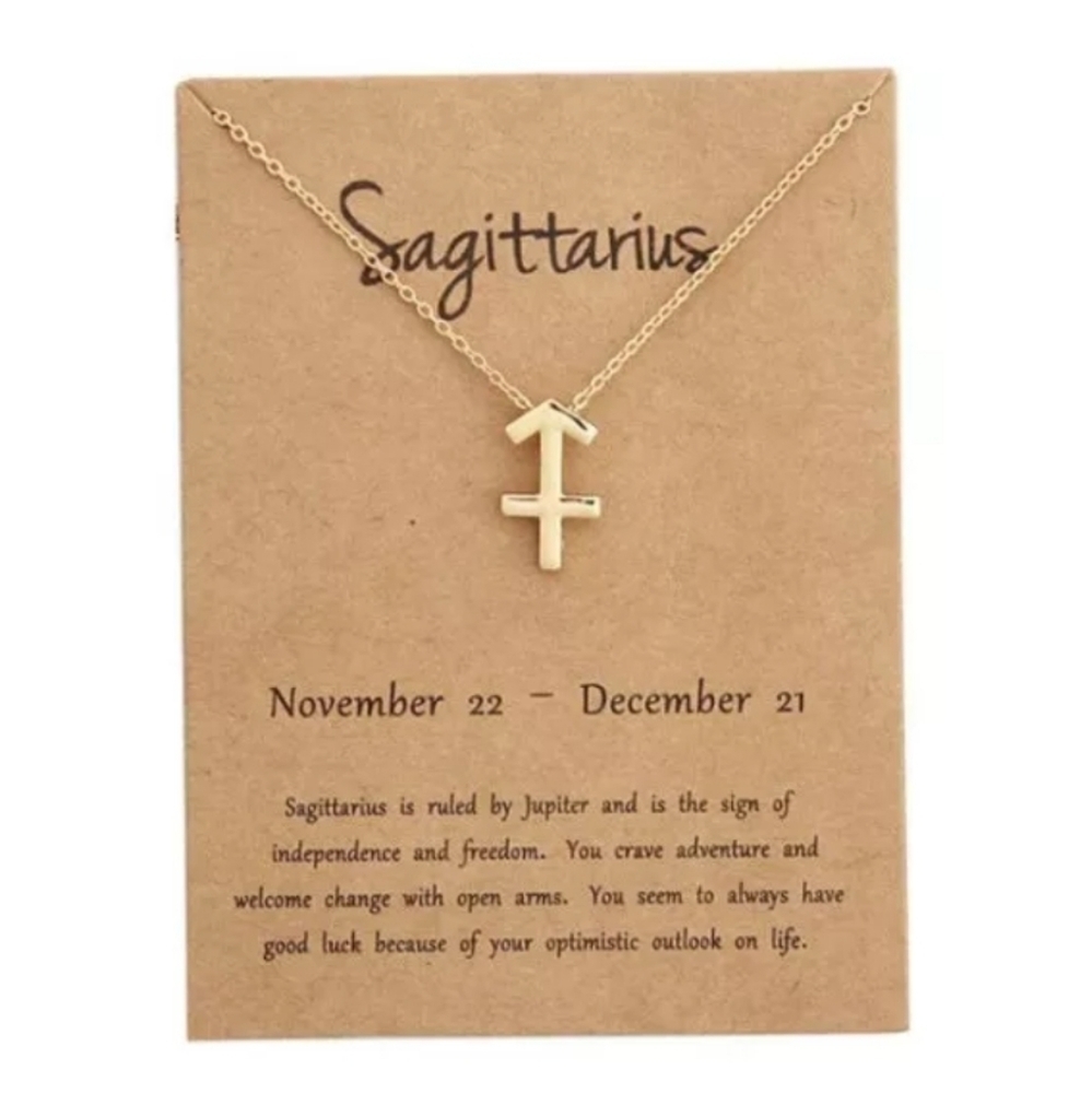♐️ NWT SAGITTARIUS Zodiac Necklace ♐️